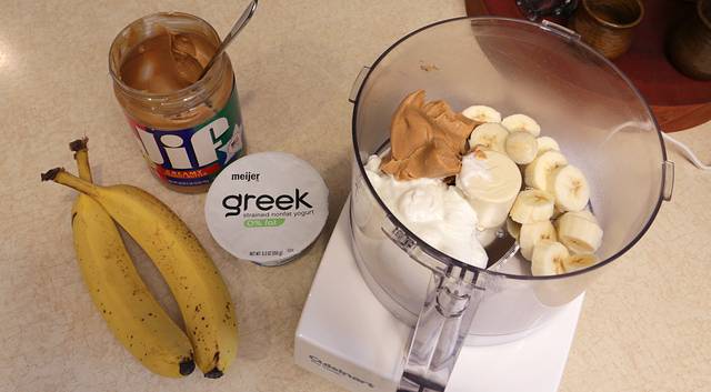 Peanut Butter and Banana Dog Treats