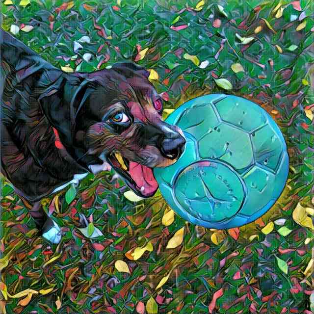 Dog With Prisma Tokyo Effect